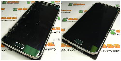 заміна скла Samsung S6 Edge Green Emerald на оболоні