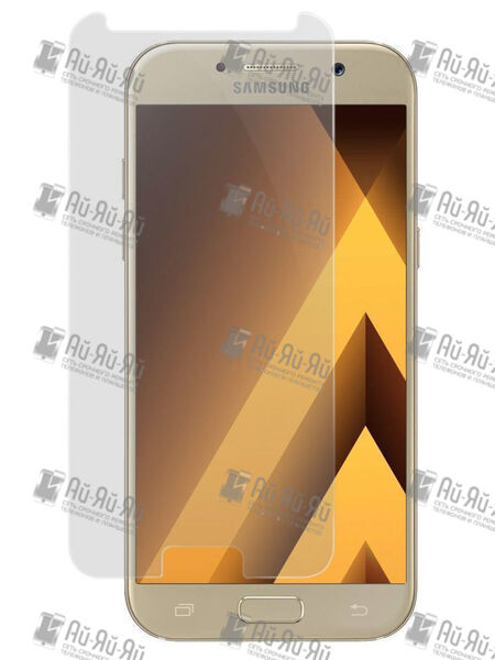 2D защитное стекло на Samsung Galaxy A3 2017