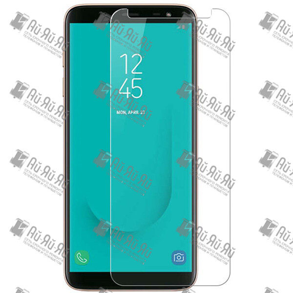 2D защитное стекло на Samsung Galaxy J8 2018