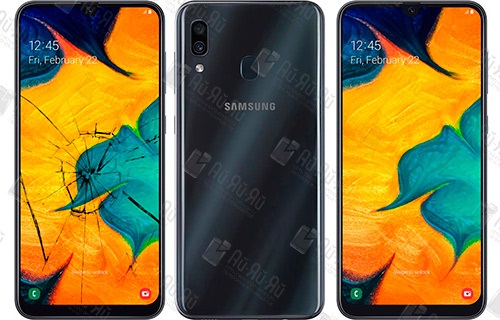 Replacement of Samsung Galaxy A30 2019 glass: Kyiv, Ukraine