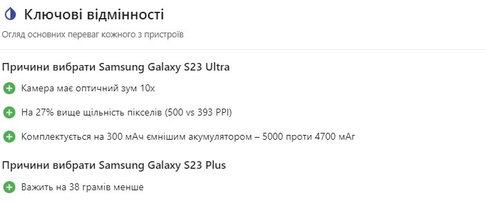 основні переваги Samsung S23 Plus і Samsung S23 Ultra: Київ, Україна